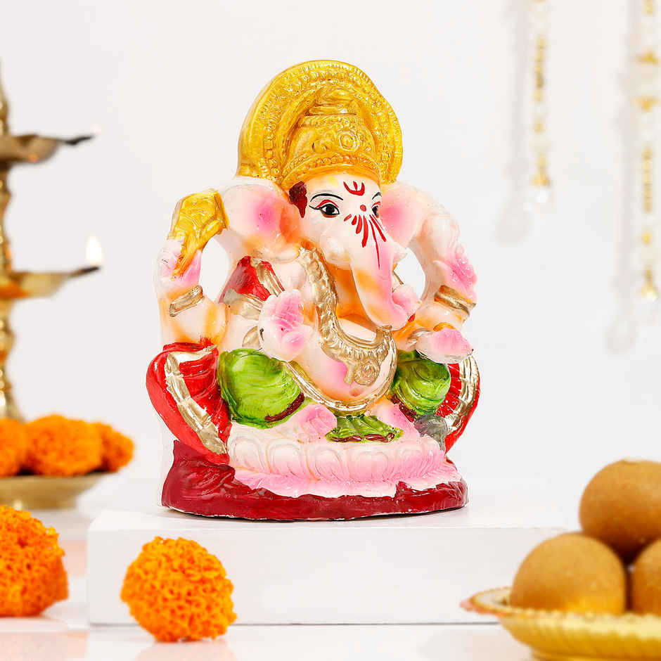 Eco-Friendly | Gentle Ganesha Idol | 6.5 inch | IGP