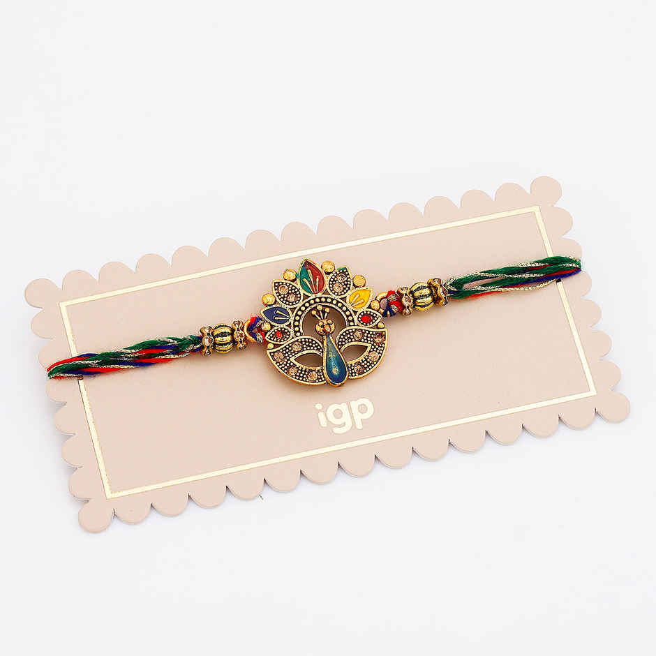 Peacock Beautiful Rakhi (IGP)