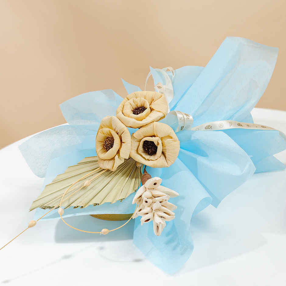 Blossom Dry Flower Bouquet | Elegant Gift for Loved Ones | Gifting Essential | IGP