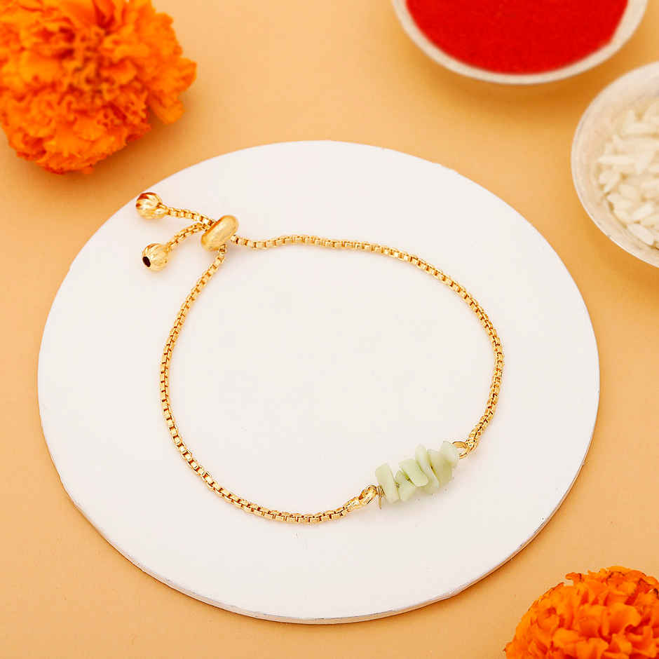 IGP Stone Rakhi - Elegant