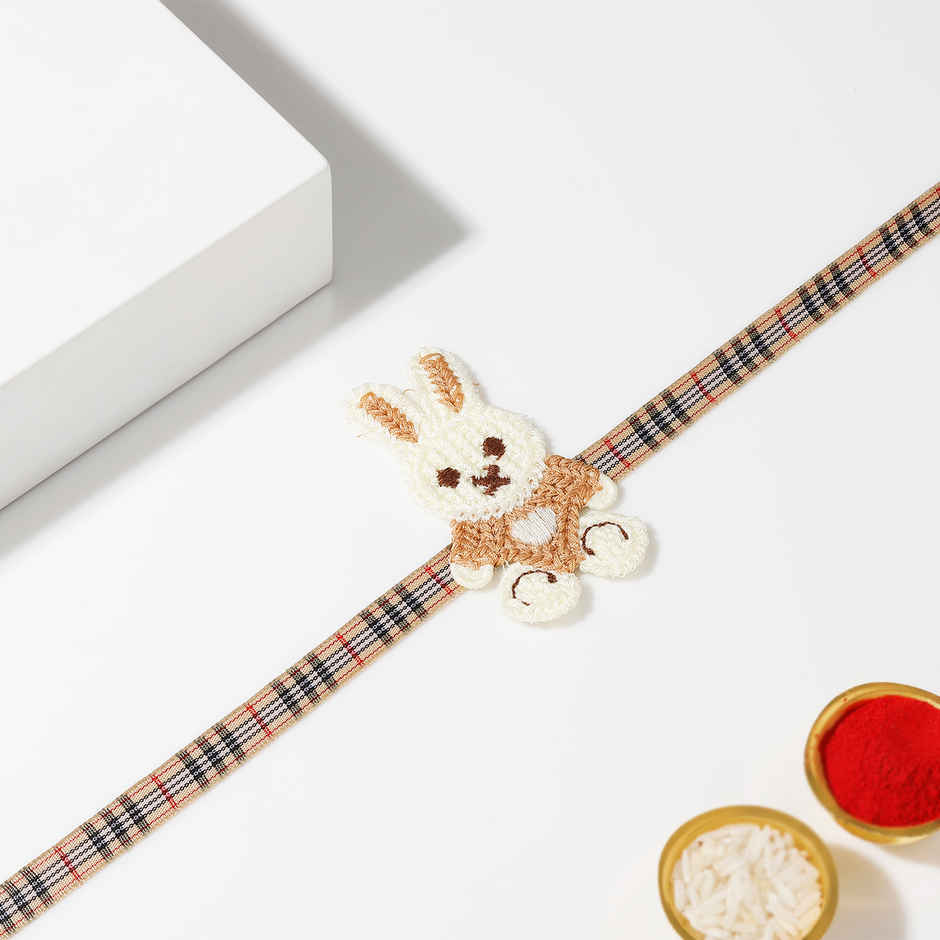 IGP Crochet Rabbit Kids Rakhi