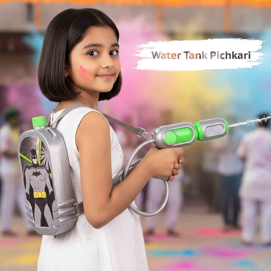 Batman Holi Water Tank Pichkari | 1.5 L | Tomuncle