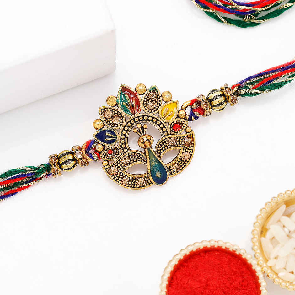 Peacock Beautiful Rakhi (IGP)