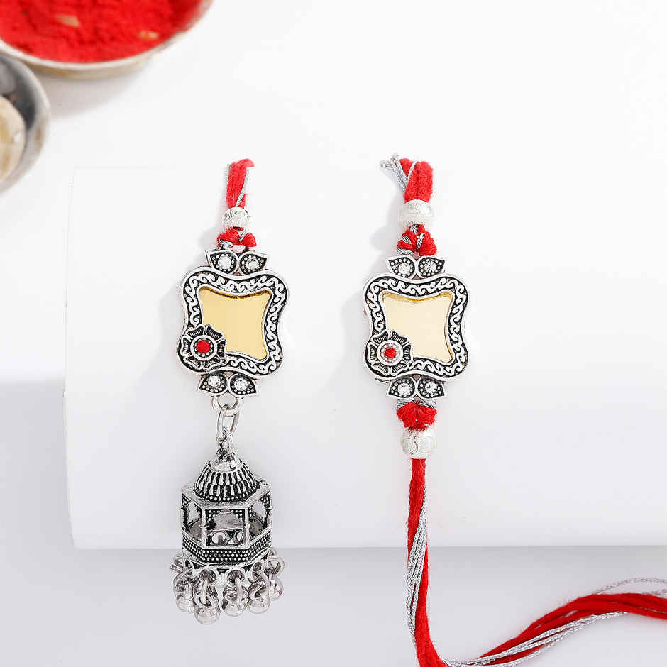 Bhaiya Bhabhi Mirror Rakhi (IGP)