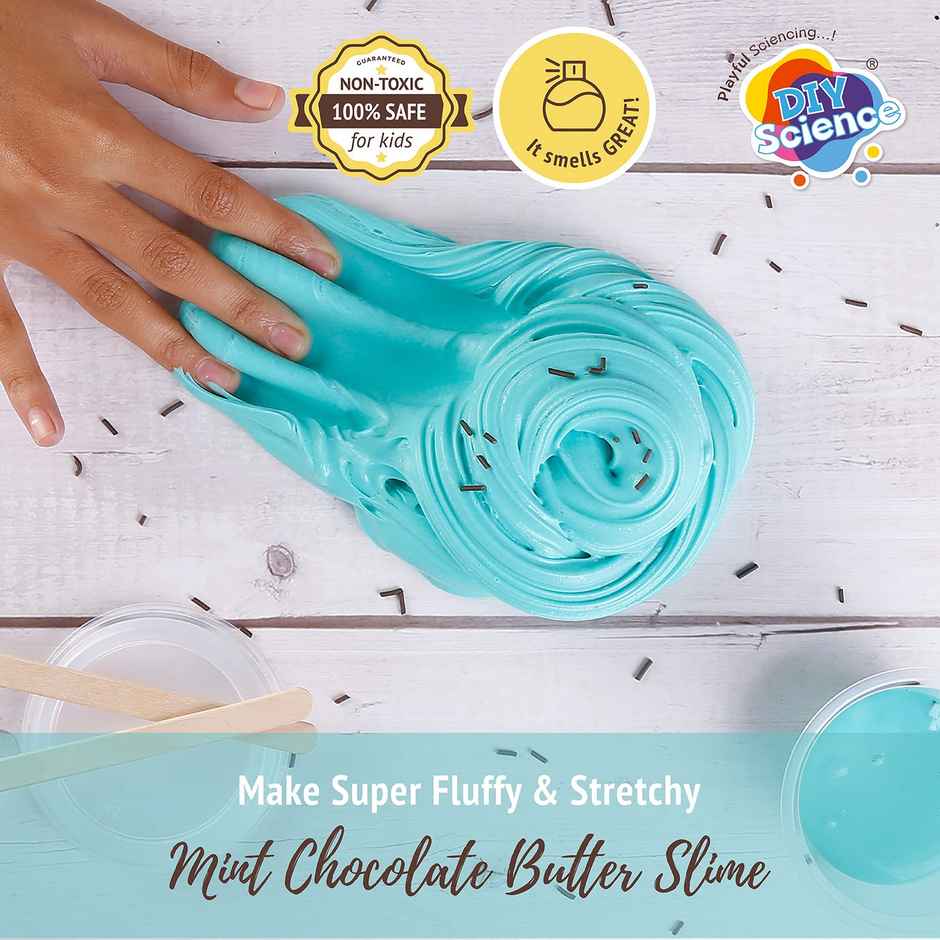 DIY Science Mint Chocolate Butter Slime Kit