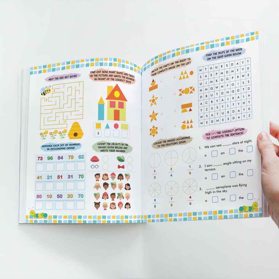 Brain Boosting Activity Book for Kids - 200+ Activities for Age 5+