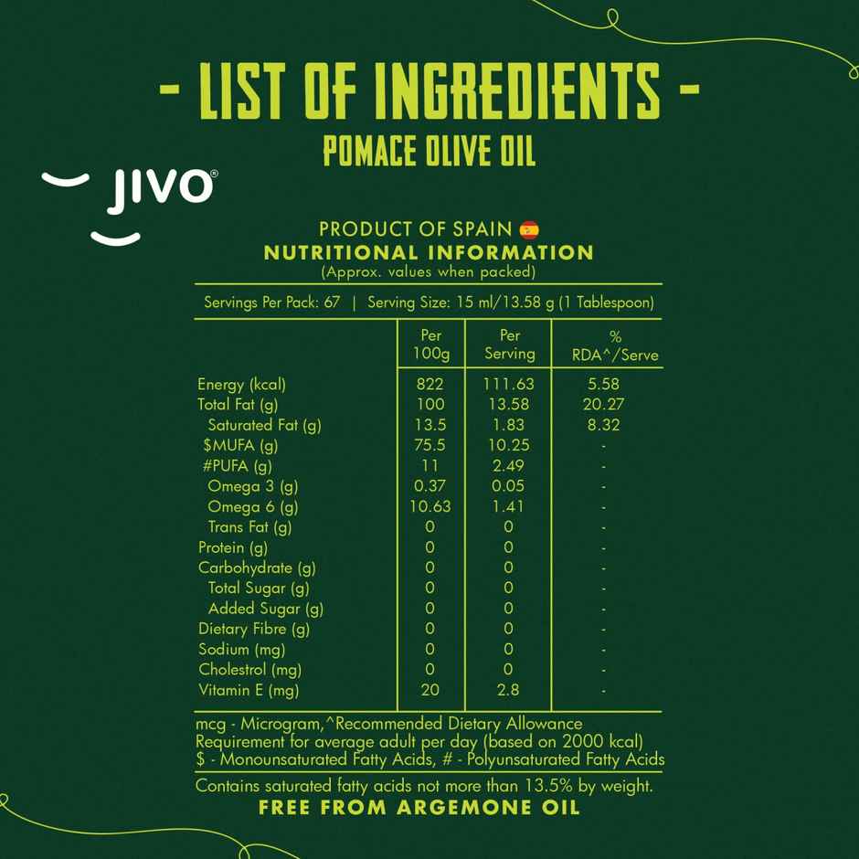 Jivo Pomace Olive Oil