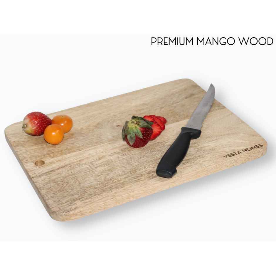 Vesta Homes Wooden Chopping Board/Cutting Board/Serving Board | Plate for Vegetables | Fruits