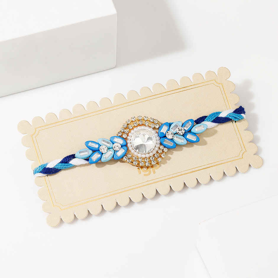 Floral Stone Rakhi | IGP