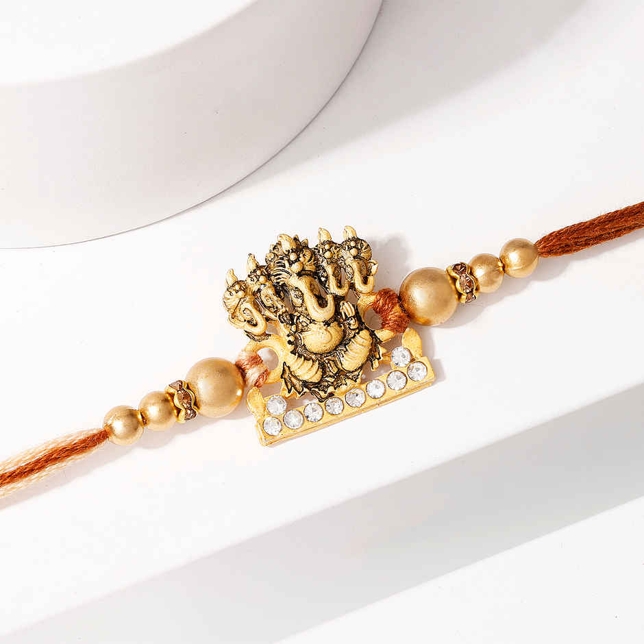 Ethnic Ganesh Rakhi | IGP