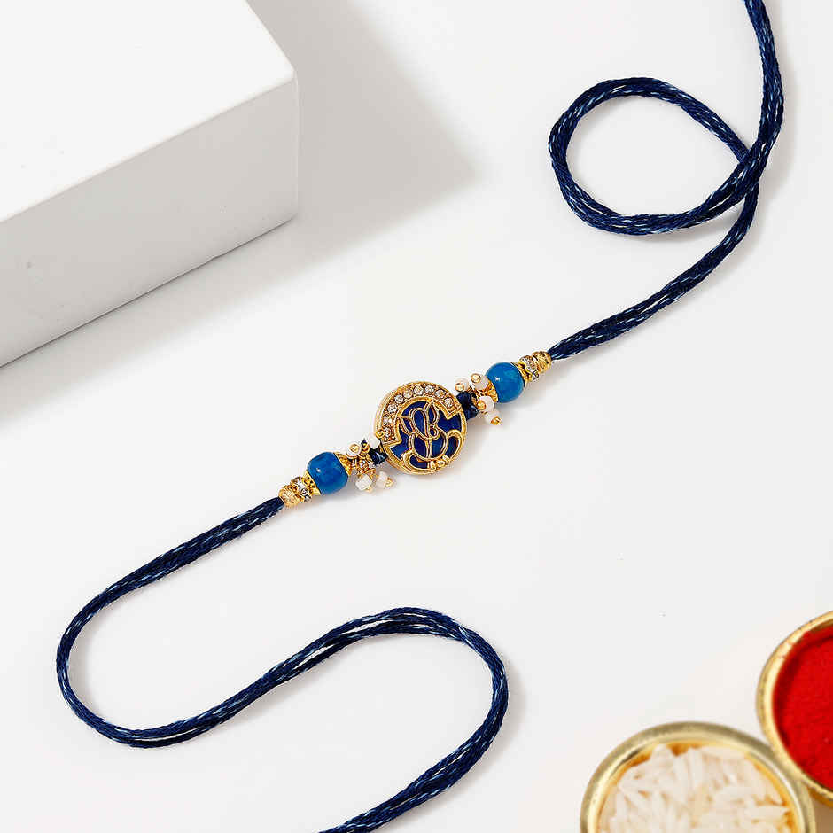 Ganesha Mother of Pearl Rakhi | IGP