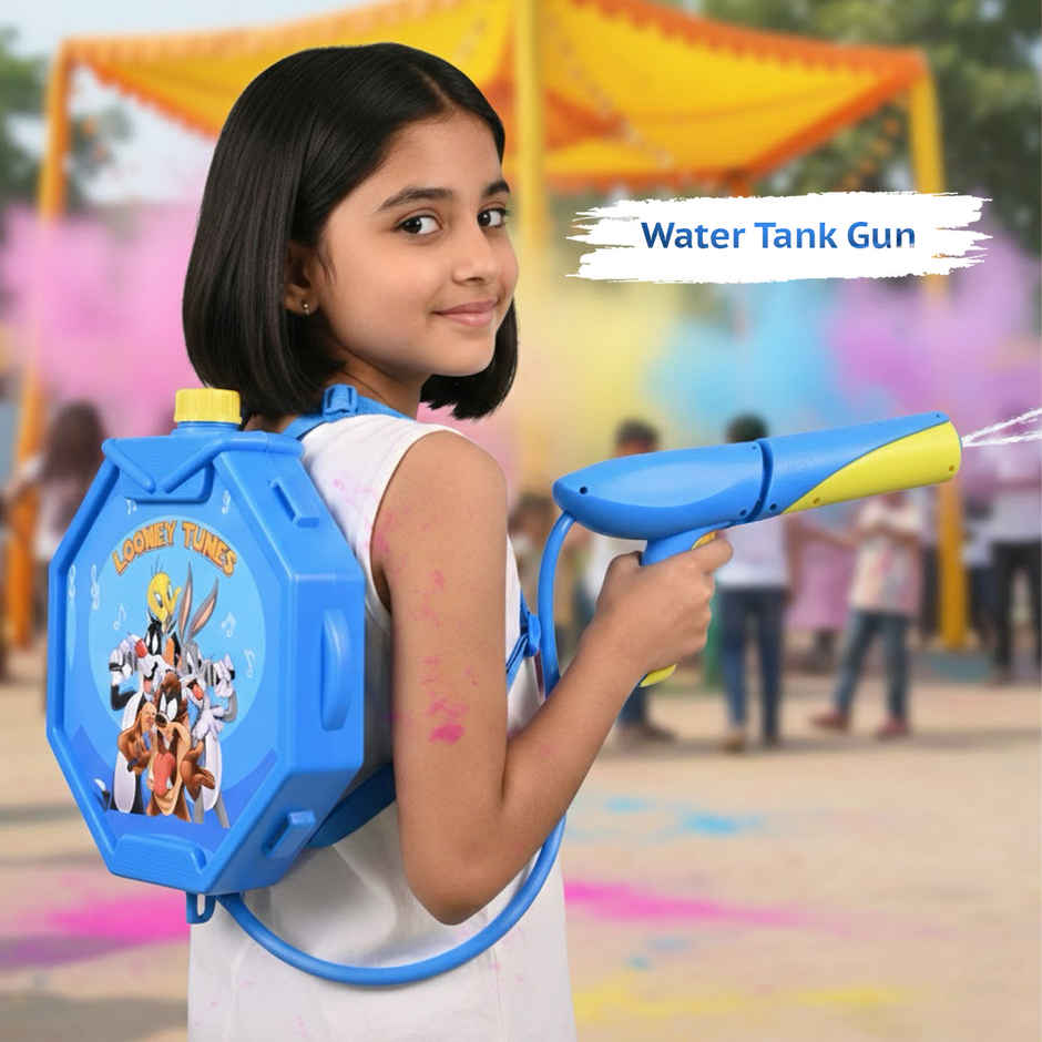 Looney Tunes Holi Water Tank Pichkari | 2.25 L | Tomuncle