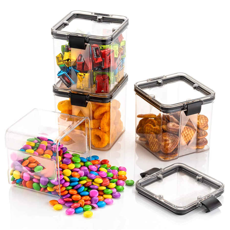 Zedak Plastic AirTight Container Set | 700 ml - 1 set (4 pcs)