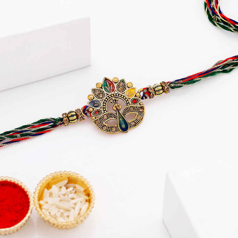 Peacock Beautiful Rakhi (IGP)