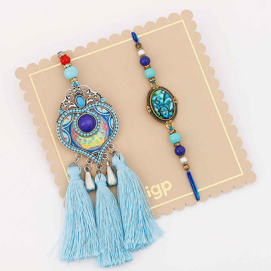 Bhaiya Bhabhi Evil Eye Rakhi (IGP)