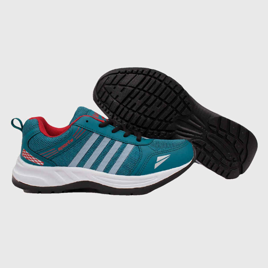 Asian Jio-13 Men Sports Shoes | Turquoise-Red | Size-7