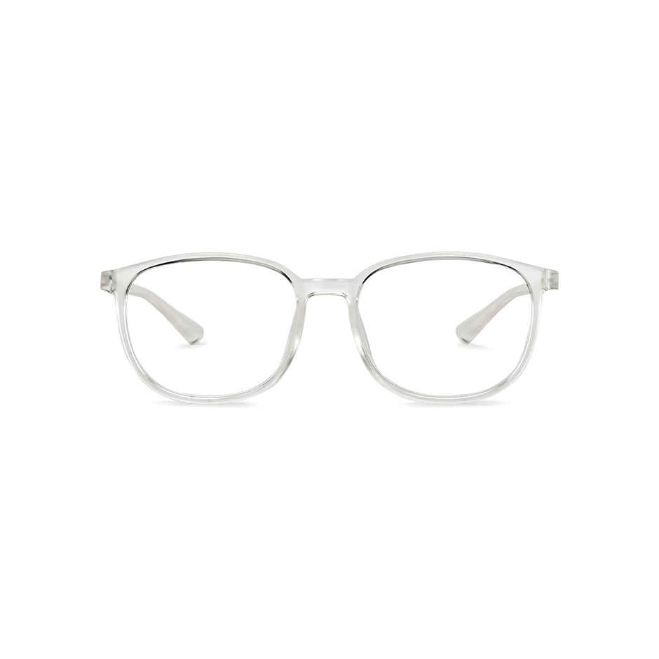 Lenskart Blu Unisex TR90 Computer Glasses | Crystal Transparent - M