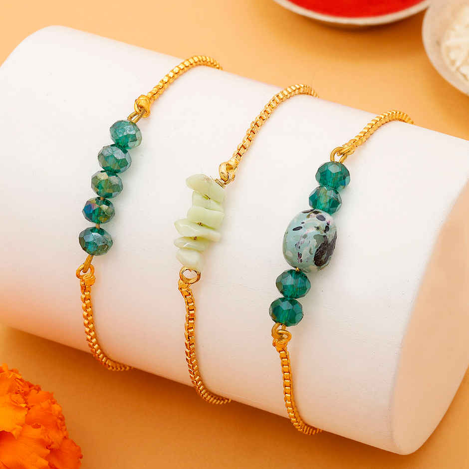 IGP Stone Rakhi - Elegant