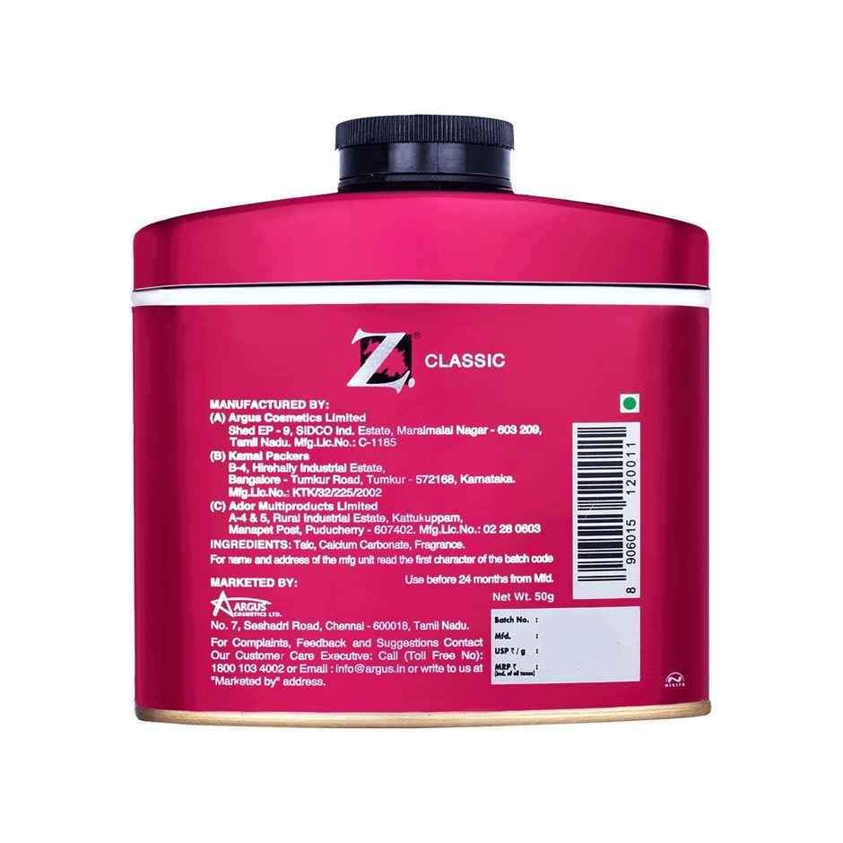 Z Magnetism For Men Talc