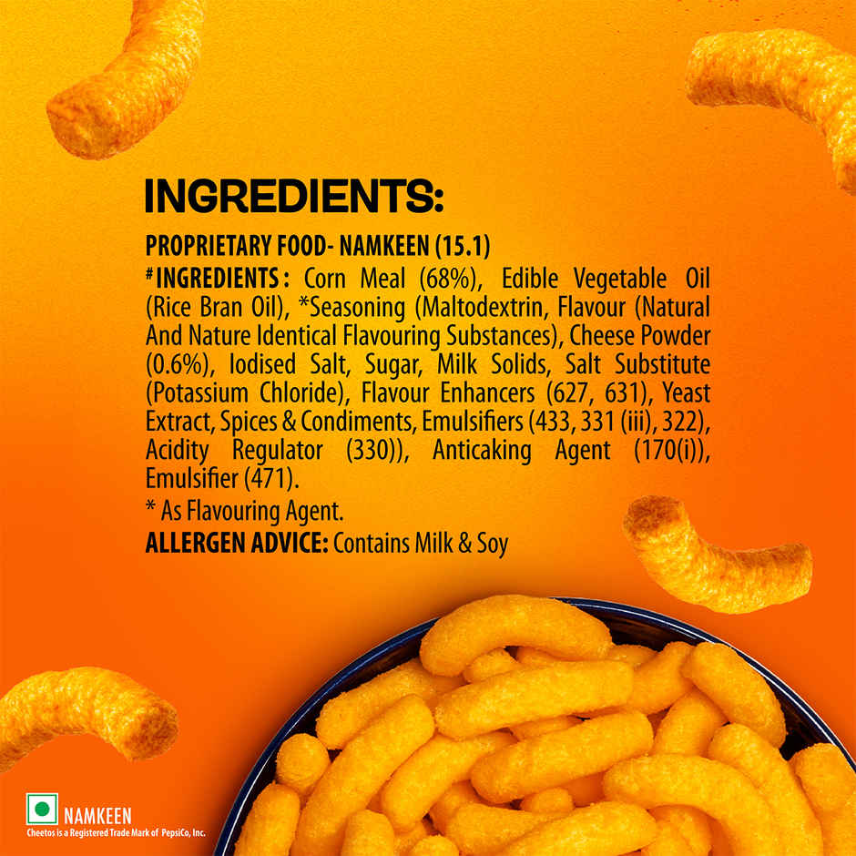 Cheetos Classic Puffs, Cheese Flavoured Corn Chips, Party Snacks