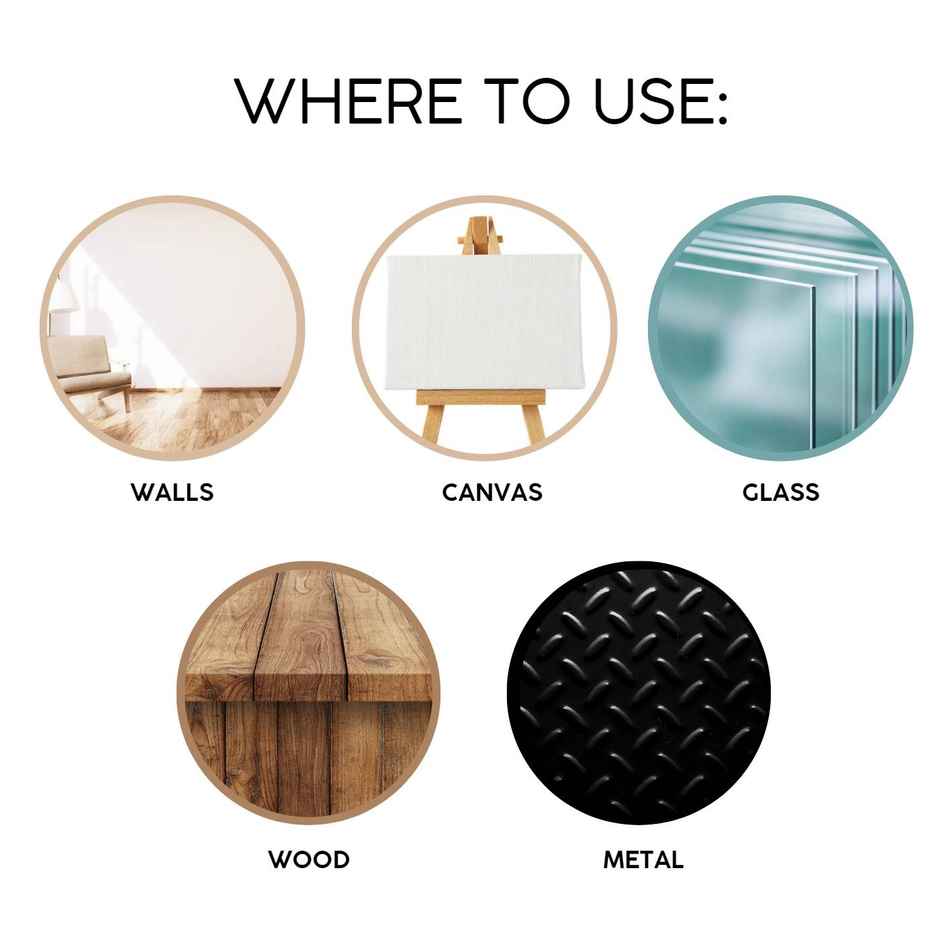 Vista Spray Paint Lacquer - Clear Coat | Quick Drying | Gloss Finish for Metal | Wood & Walls