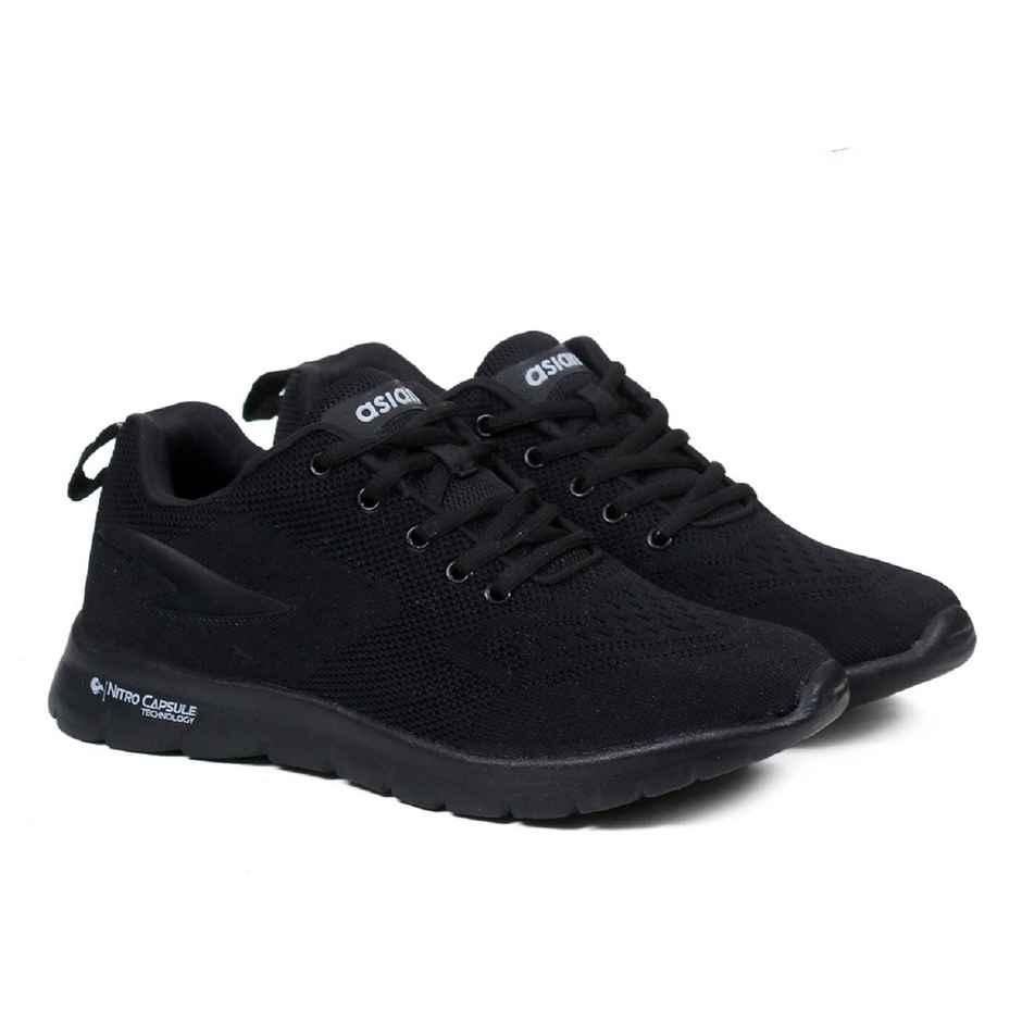 Asian Delta-21 Men Sports Shoes | Black | Size-7
