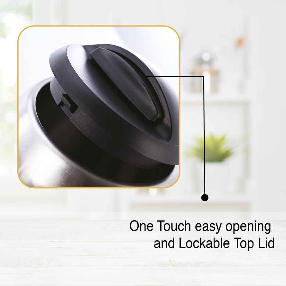Usha Electric Kettle 1.5L (1200W, Concealed Element, Water Level Indicator, Stainless Steel Finish)