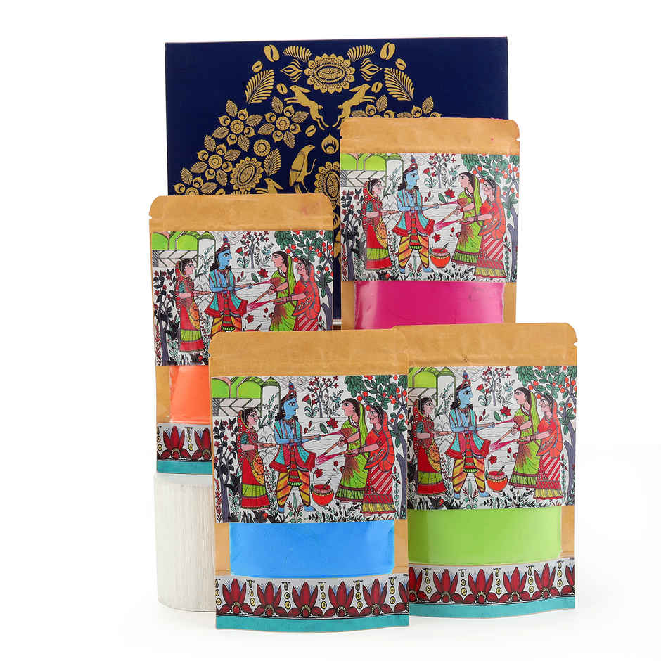 IGP Mega Organic Colours Box | 100 gm x 4 pcs