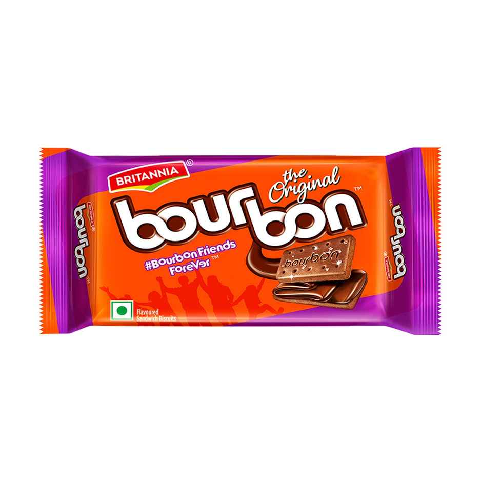 Britannia The Original Bourbon | Creme Biscuit with Chocolate | Chocolatey Indulgence in every layer