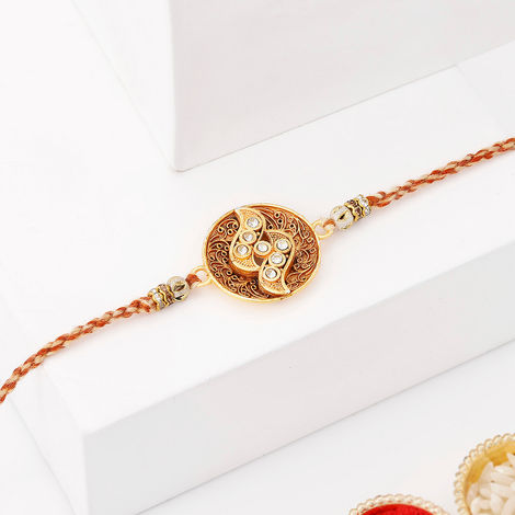 Stone Cz Designer Rakhi (IGP)