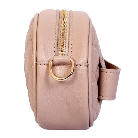 Lino Perros Women's Quilted Sling Bag | Beige