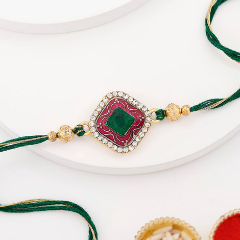 Stone Semi Precious Rakhi (IGP)