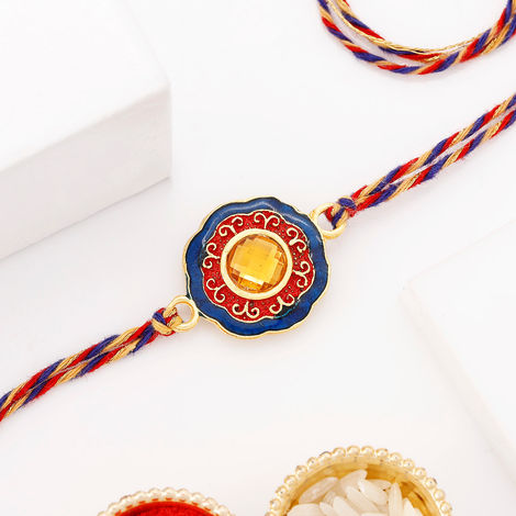 Stone Filigree Rakhi (IGP)