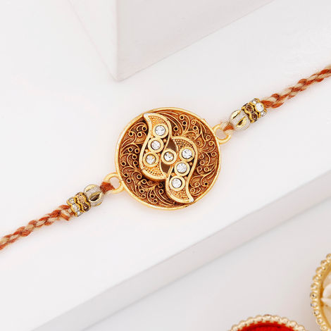 Stone Cz Designer Rakhi (IGP)