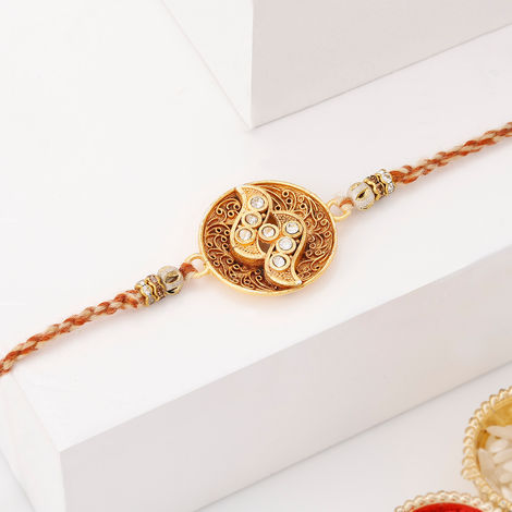 Stone Cz Designer Rakhi (IGP)