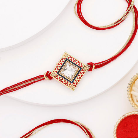 Stone CZ Stone Rakhi (IGP)