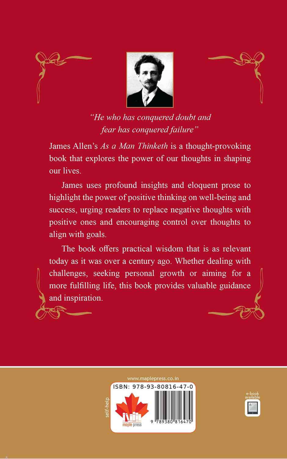 As a Man Thinketh - James Allen