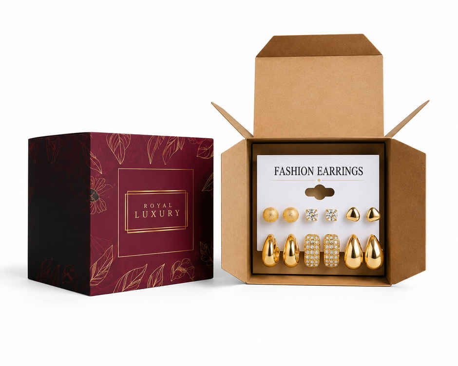 Luxe Earring Gift Hamper - Fashion Set | Mad Over Prints