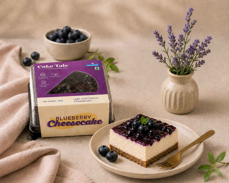 Cake Tale Blueberry Cheesecake