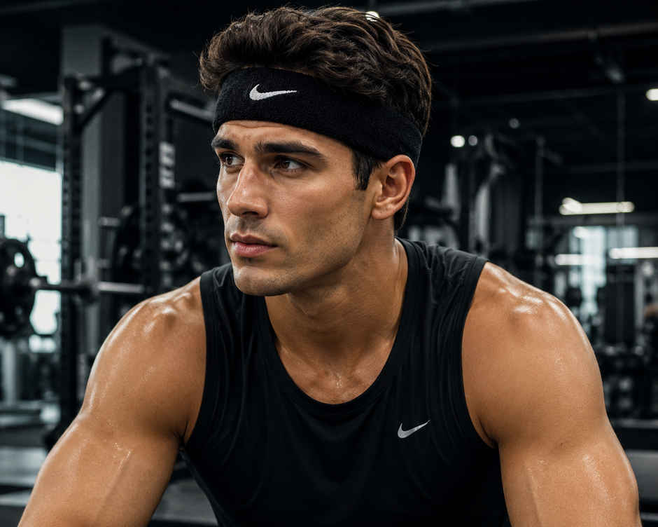 NIKE Swoosh Classic Headband-Black