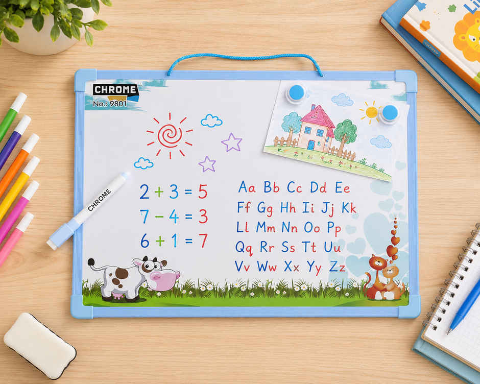 Chrome Kids White Board 250 X 350Mm