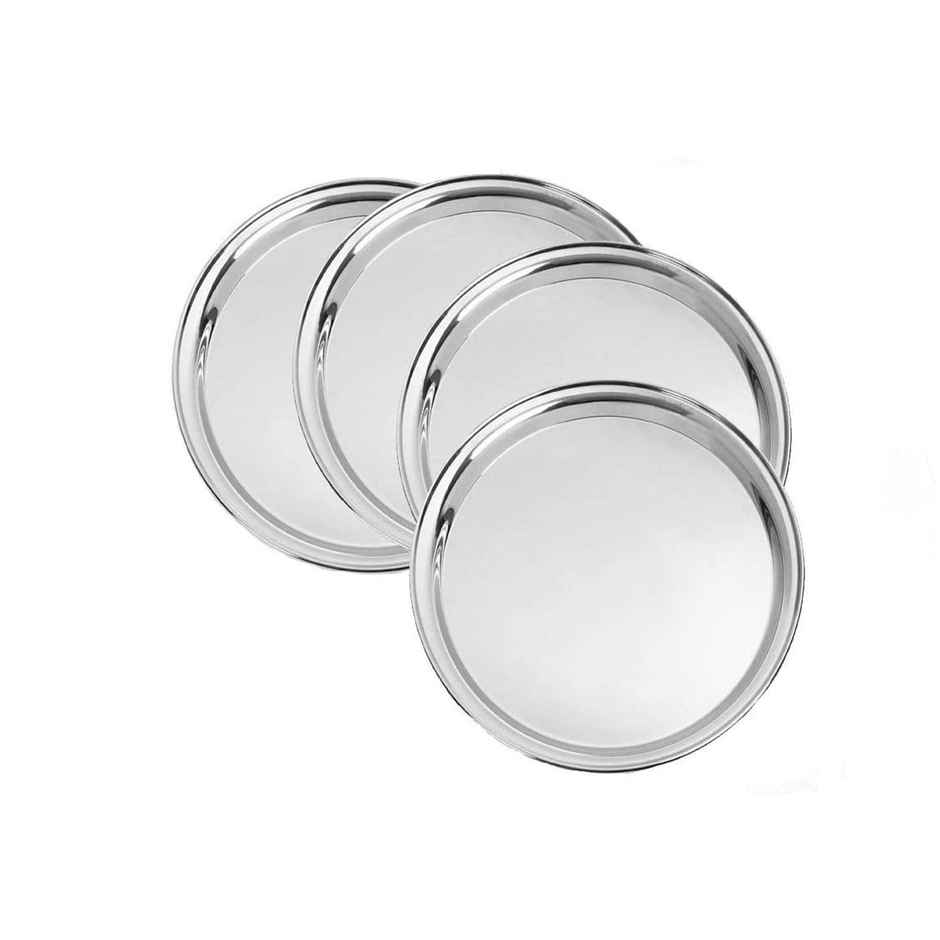 Jensons Stainless Steel 4 Pcs Plate Set | 11 Inch