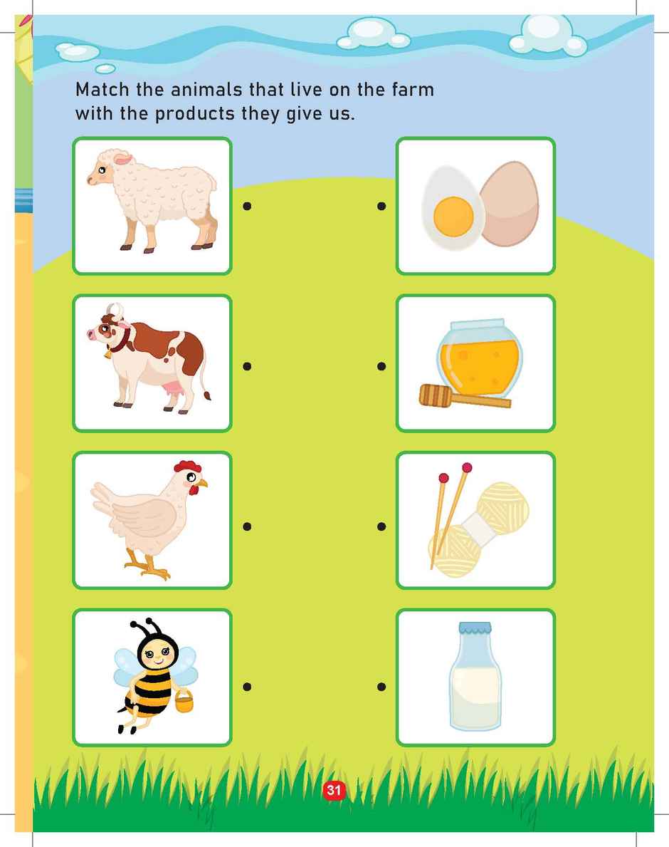 Dreamland Farm Activity and Colouring Book Die Cut Shape 48 Pages