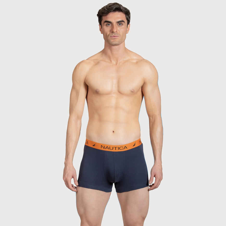 Nautica Men's - 1PP-RTRK01 Rib Trunk-05-S PBLU | Dark Blue - L