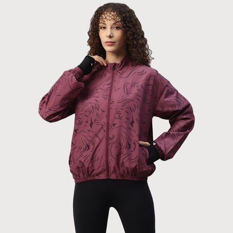 Dida Women's Sports Jacket | Regular Comfortable Stretchable Dry-Fit | D.Rose - M