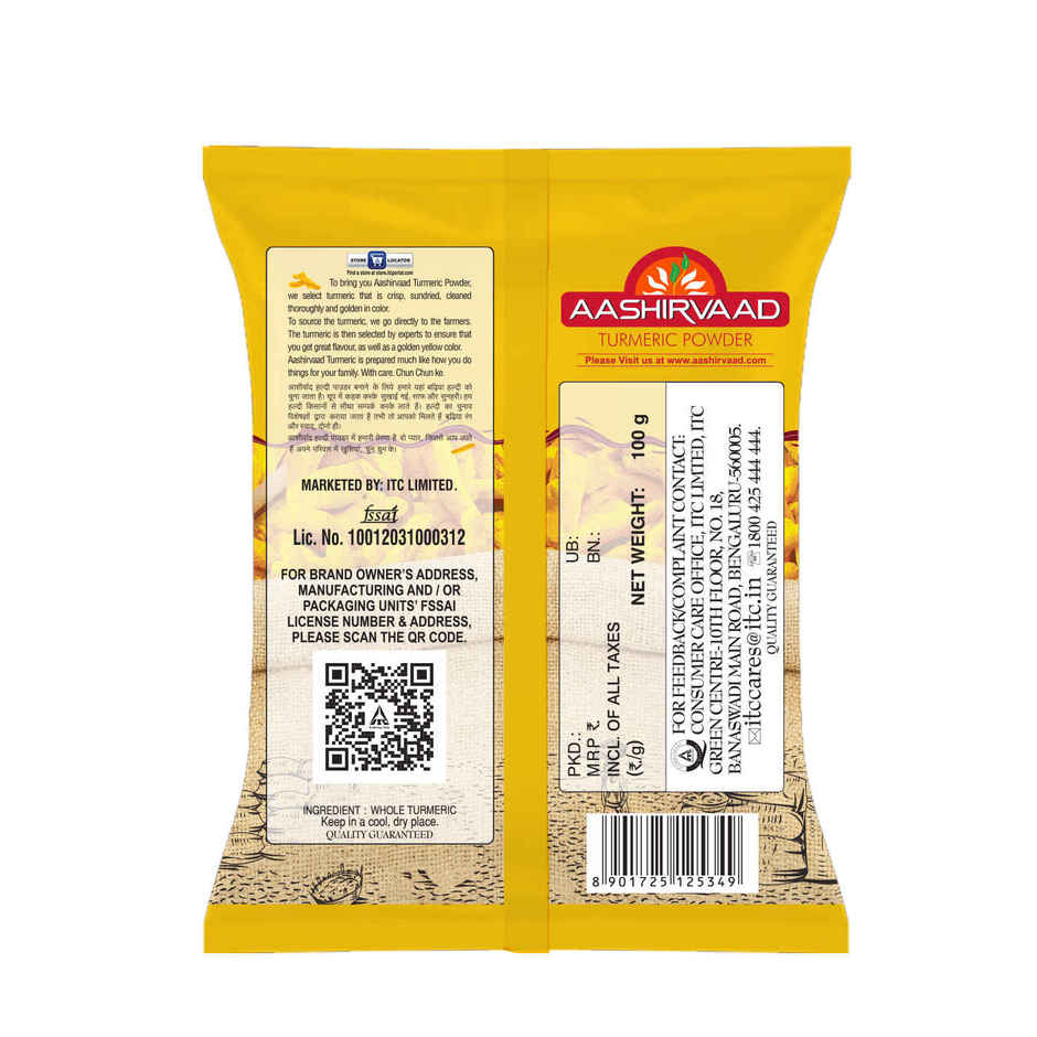 Aashirvaad Turmeric Powder | Haldi Powder
