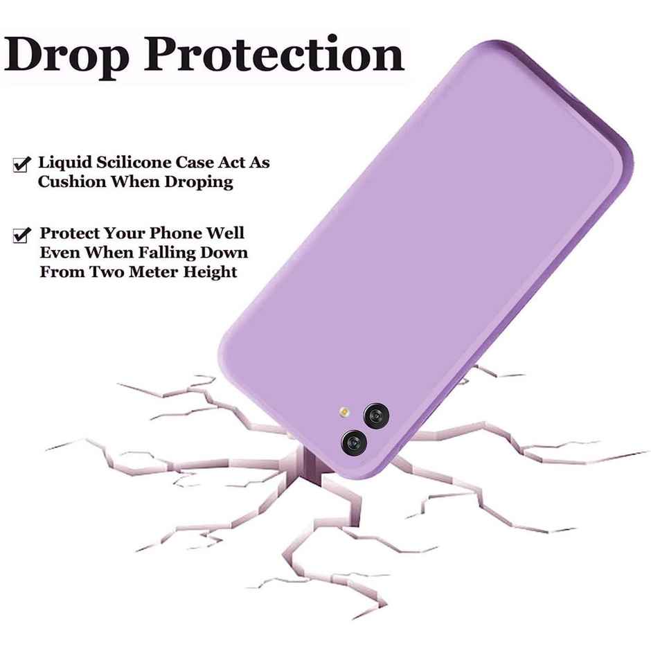 Artistque Case For Samsung Galaxy M04 / F04 / A04E Back Cover - Plain Liquid Silicone