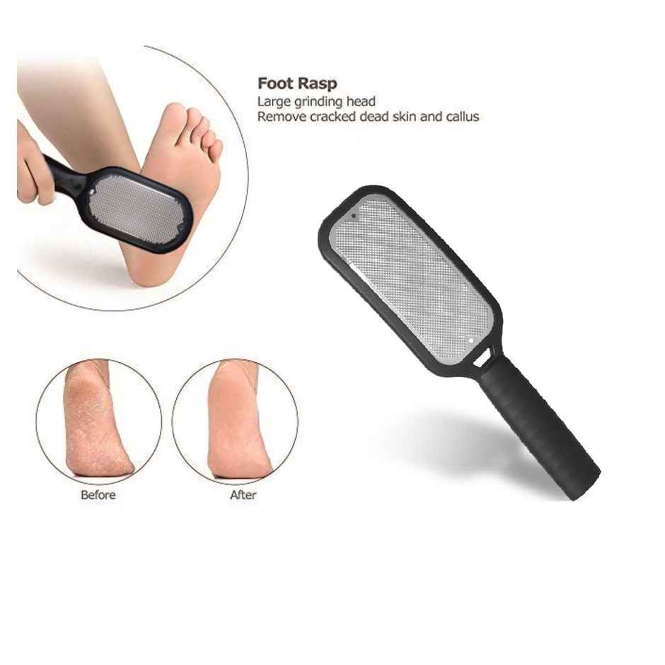 Beautiliss Metal Foot Filer Scrubber For Dead Skin Callus Remover Pedicure Tool