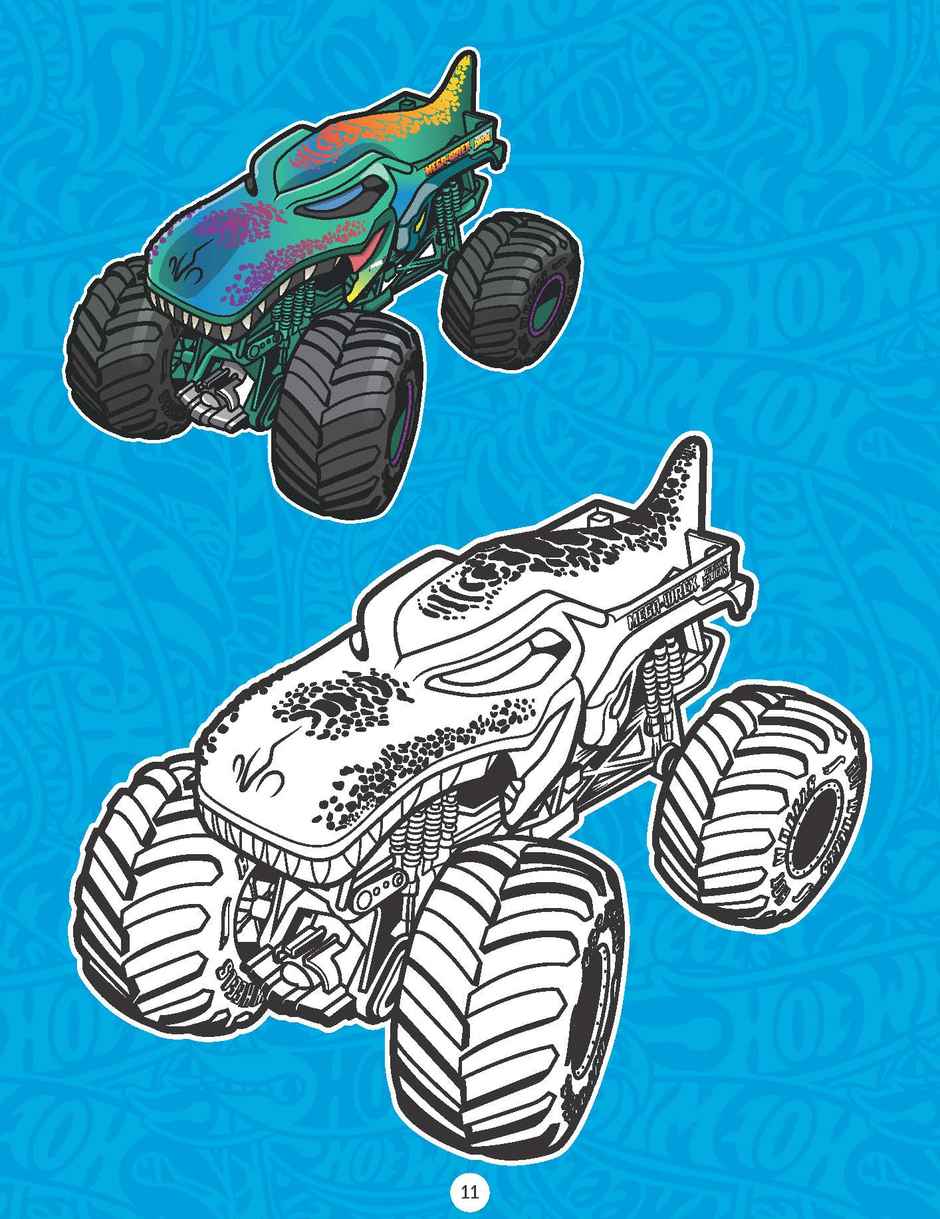 Hot Wheels Copy Colouring Book for Kids