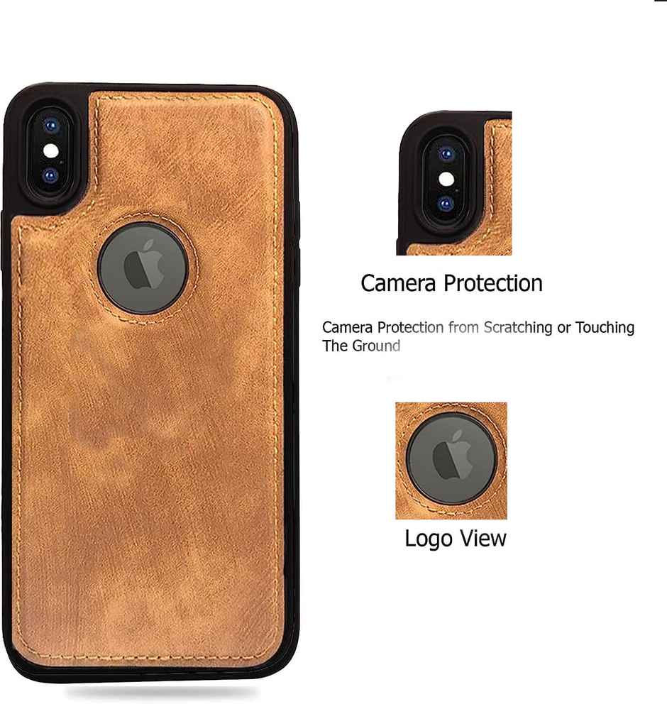 Artistque Case For Iphone X Back Cover - Premium Pu Leather Cover